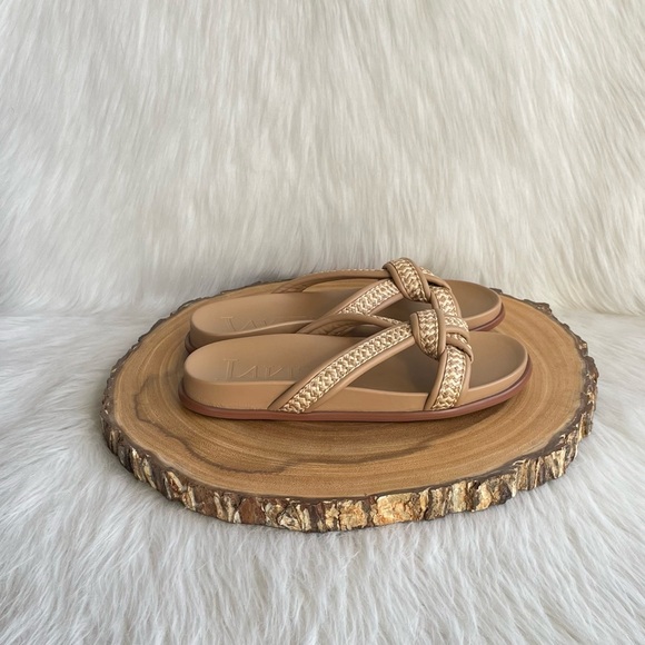 NEW Eric Javits Notti Peanut slide sandals - Picture 8 of 16